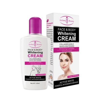 China Wholesale Moisturizer 3 Days Whitening Moisturizing Face And Collagen Cream Natural Skin Body Hydration Lotion for sale