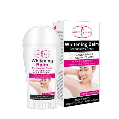 China Snail Personal Home Custom Collagen Organic Skin Whitening Blam Body Hand Toe Armpit Bleaching Armpit Cream for sale