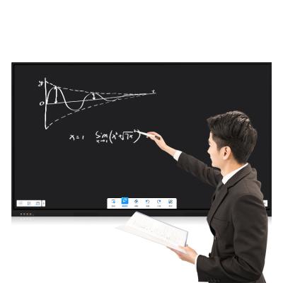 Cina Meeting 86inch interactive whiteboard smart all in one board 20-point touch display interactive flat panel in vendita