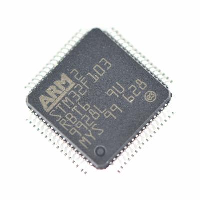 China ARM Cortex-M3 STM32F1 FLASH Microcontroller IC STM32F103RBT6 72MHz for sale