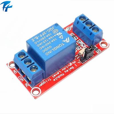 China 5v Relay Module Support The High And Low Level Trigger 1 Channel 5V Relay Module With Optical Coupler for sale