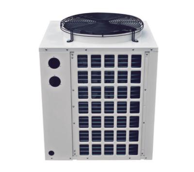 China Air cooled Box type Air outlet from top one fan and double fans condenser 3HP to 4HP for sale