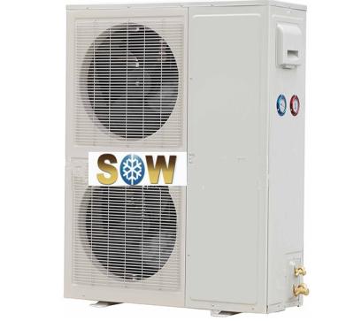 China R404A Box type air outlet from side Medium and high temperature scroll air-cooled condensing unit scroll ZB series for sale