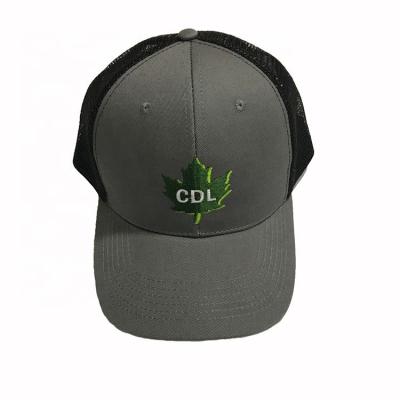 China Custom COMMON First Grade Quality Cotton 6 Panel Summer Youth Embroidery Trucker Hat for sale