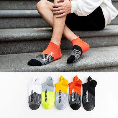 China Other new letters contrast color socks fashion nylon sports socks heel small ears foot manufacturers wholesale socks for sale