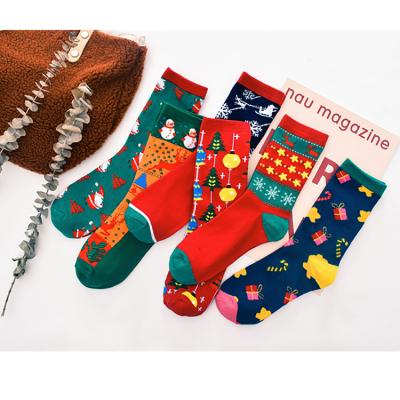 China High Quality Breathable Design Price Women Christmas Socks Gift Custom Made Holiday Socks Factory Direct for sale