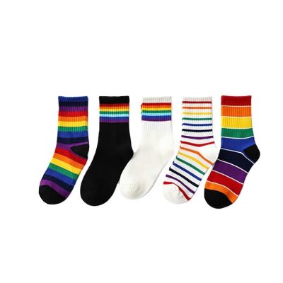 China Breathable Chinese Supplier Knitwear Ladies Color Socks Comfortable Sports Socks Fashion Sweat-absorbent Classic for sale