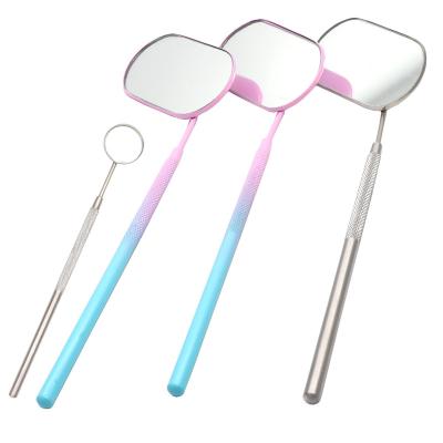 China Large Square Beauty Tools Set Mirror Stainless Steel Eyelash Mirror Lash Tools Eyelash Extensions for sale