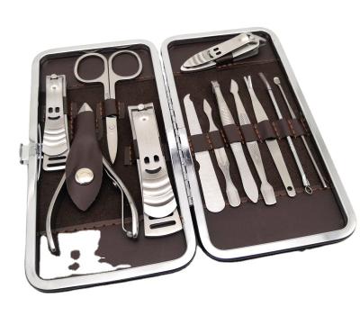 China 2021 Popular Nail Manicure Set Travel & Grooming Pedicure kit Stainless steel Nail Clipper Set for sale