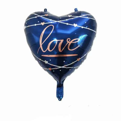 China Hot Sale 22 Inch Modern Heart Shaped Round Balloon Background Celebration Party Decoration Balloon On Amazon for sale