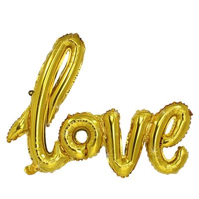 China Modern United LOVE Foil Balloon Valentine's Day Foil Balloon Wedding Decoration for sale