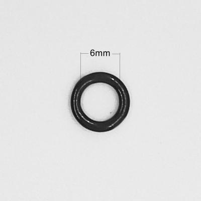 China OEM ODM 6mm Black Metal Bra Strap Adjuster Slider for sale