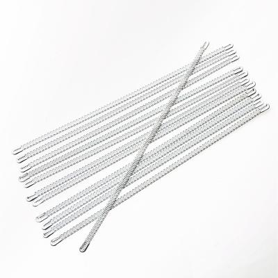 China Spiral Stainless Steel Corset Boning 6cm With End Caps for sale