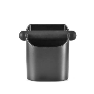 China Viable Tools ABS Espresso Plastic Coffee Knock Box Grind Waste Bin Mini Coffee Grounds Knock Box for sale