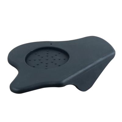 China Viable Full Silicone Coffee Tamper Mat High Quality Triangle Coffee Making Tool Espresso Tamper Mat 63mm for sale