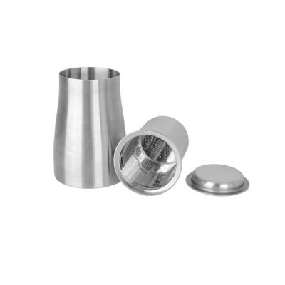 China Sustainable Coffee Machines 304 Stainless Steel Coffee Strainer Cup Coffee Flour Sieve Filter Cups for sale