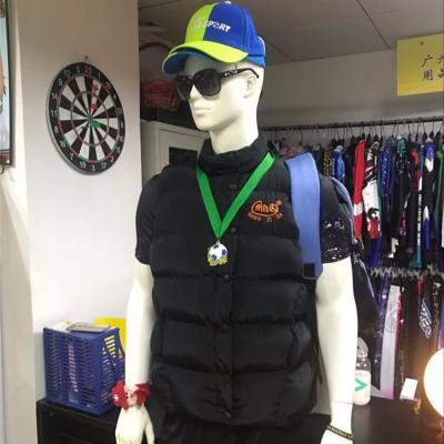 China Sleeveless Fashion Mens Winter Vest Anti-pilling Stand Collar In Running Vests Men Invest for sale