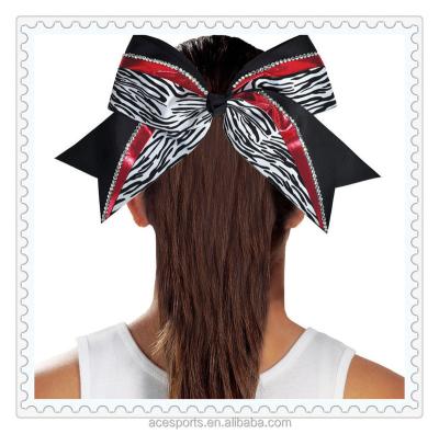 China Fabric OEM Cheer Hair Bows for sale