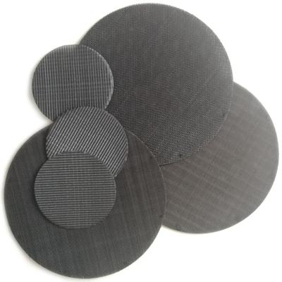 China Weave Wire Mesh High Quality 304 316 Stainless Steel Single Extruder Screen Filters Wire Mesh Discs for sale