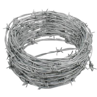 China High quality strong 14Ga barbed wire. 2 Point Barb Lift High Tensile Galvanized Steel Duty 5