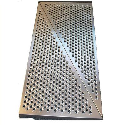 China Plain Weave 304 Stainless Steel Round Hole Perforated Metal Sheet With Galvanized Coated for sale