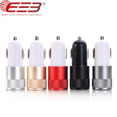 China Mobile Phone BEB 5V 2.1Amps Dual USB Car Charger For iPhone 8 iPhone X Speed ​​CE ROHS Fast Charging FCC IC for sale