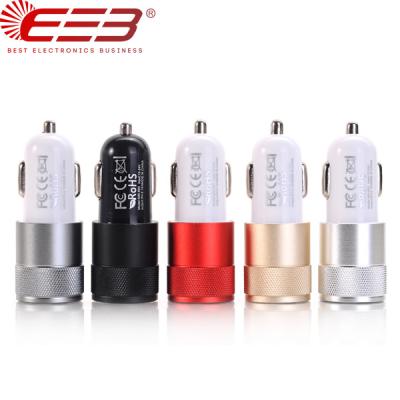 China Best Selling 5V 2.1A Mobile Phone BEB USB Car Charger For iPhone Samsung For Huawei Dual USB Car Charger CE Certified for sale