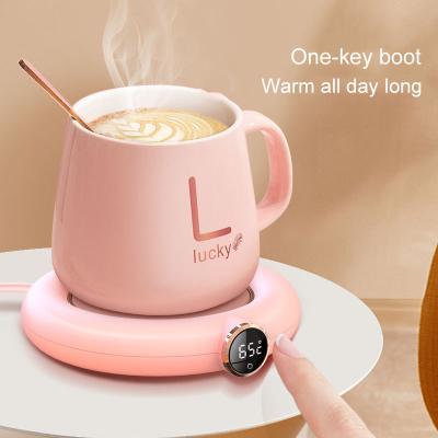 China 2022 New Years Gift Electric Heating Plate USB Coffee Cup Plastic Common Electric Heater With Automatic Cut Out For Home Office Office Use for sale