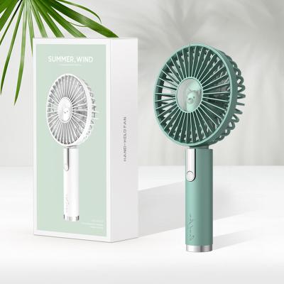 China Cute Bear Clean Easy Removable USB Mini Handheld Portable Rechargeable Cover Fan with 1200mAh Battery 3 Low Modes for Home Office Bedroom for sale