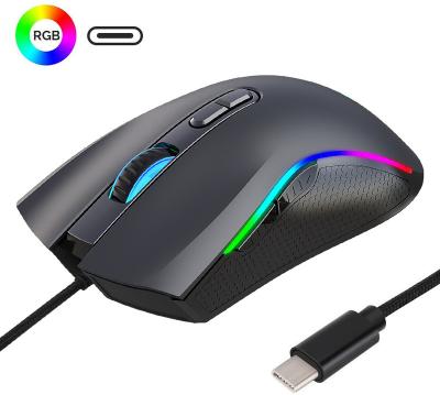 China Computer Ergonomic Computer Mouse 7 Buttons USB Gaming Mouse 7 Optical 7 Color LED Backlight Gaming 2400DPI Adjustable Cheap Wired Mouse for sale