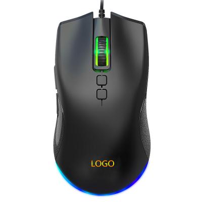 China 6400DPI Buttons 6400DPI USB Computer Computer Gamer Programmable Macro Mouse Wired 7D Game Silent Optical Programmable Mouse for sale