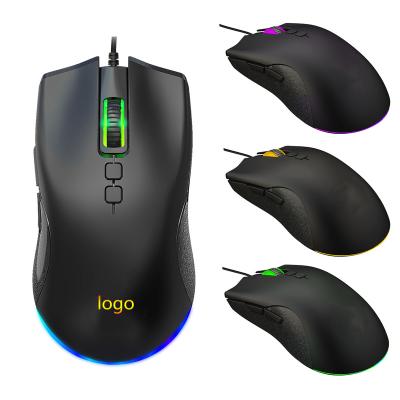 China 12000DPI USB Quiet Optical Programmable 7 Buttons Wired 7D Gaming Macro Mouse Programmable Gamer Computer Computer for sale