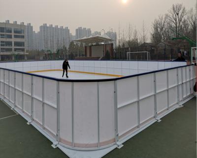 China Self lubricating artificial portable roller skating rink floor uhmwpe synthetic ice for sale