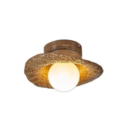 China Surface Mounted Modern Resin Round Indoor LED Ceiling Flush Mount Lamp Living Room Bedroom Home Hotel Loft  Surface Mounted Ceiling Light for sale