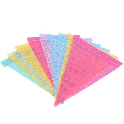 China DIY Festival Pennant Birthday Decorations Kit Fishtail Flag Custom Blank Burlap Flags Banner Decorative Bunting for sale