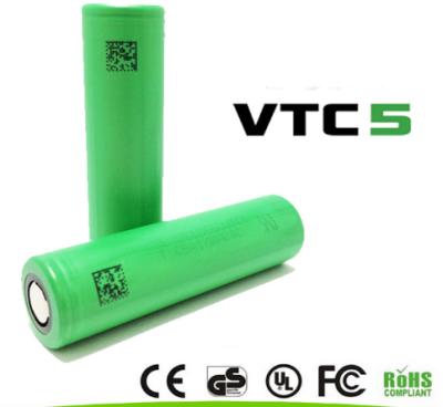 China Toys made in Japan 2600mAh 18650 rechargeable battery VTC5 for sale