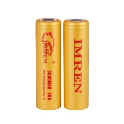 China Toys Wholesale Universal Power Tools IMREN 3500mah 3.7v High Discharge Battery for sale