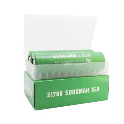 China Toys USA warehouse stock IMREN 3.7V 21700 5000 mAh 15A lithium lion rechargeable battery with factory price for sale