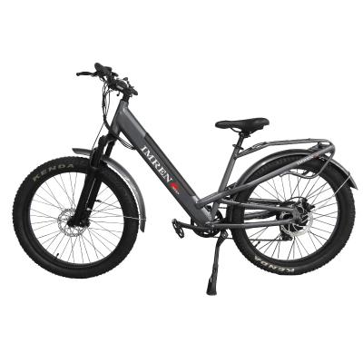 China IMREN aluminum alloy city ebik women with basket/500w cheapest e bike warehouse in Europe/city bicycle lady electric e-bike double seats for sale