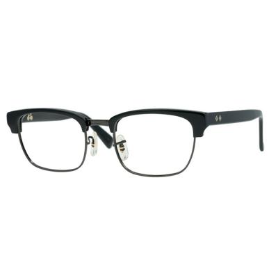 China Full-rim Half Frame Eyewear Metal Acetate Optical Sight Glass Frame for sale