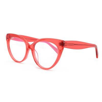 China Full-rim red vivo spectacle prescription mazzucchelli acetate eyewear frames for sale