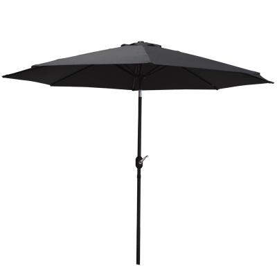 China Contemporary 3m Patio Umbrella Tilt Crank Beach Shade Garden Parasol for Pool Deck or Balcony for sale