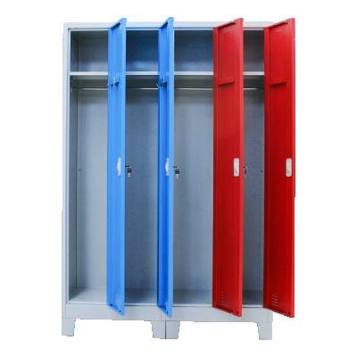 China Closet Metal Convertible Steel Shelf Wardrobe With Handle Metal Lockers Steel File Storage Cabinets Iron Safe Locker for sale