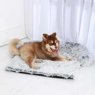 China Factory Wholesale Original Waterproof Washable Removable Dog Couch CF Dog Bed Mat Calming Calming Dog Beds for sale