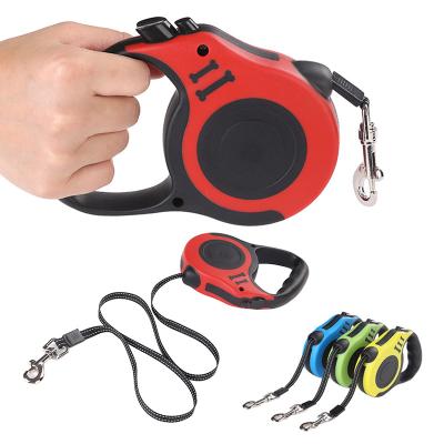 China Customized 3M 5M Automatic Retractable Leash for Small Medium Dogs Puppy Leads Leashes Extender Pet Walking Product Durable Nylon Dog Lead for sale