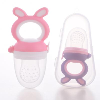 China BPA Free Baby Accessories Food Feeder Pacifier Silicon Baby Fruit Feeder Customized Freezing Set for sale