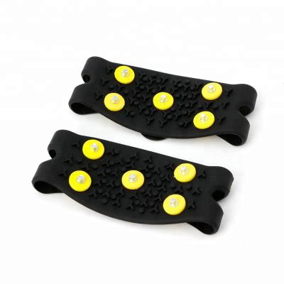 China Safety Shoes Wholesale 1 Pair Silicone Ice Anti-Slip Grips Climbing Shoe Protector for sale