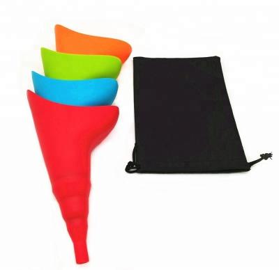 China Outdoor Standing Sensor Urinal Travel Camping Pee Reusable Silicone Urinal Women Funnel for sale