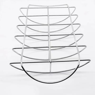 China Dustproof Factory Direct Stainless Steel Roasting Rib Rack Heat Resistant Reversible Barbecue Rack for sale