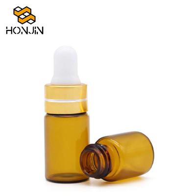 China Liquid Medicine 35ml Essential Oil Amber Glass Dropper Dropper Vials Bottles for sale